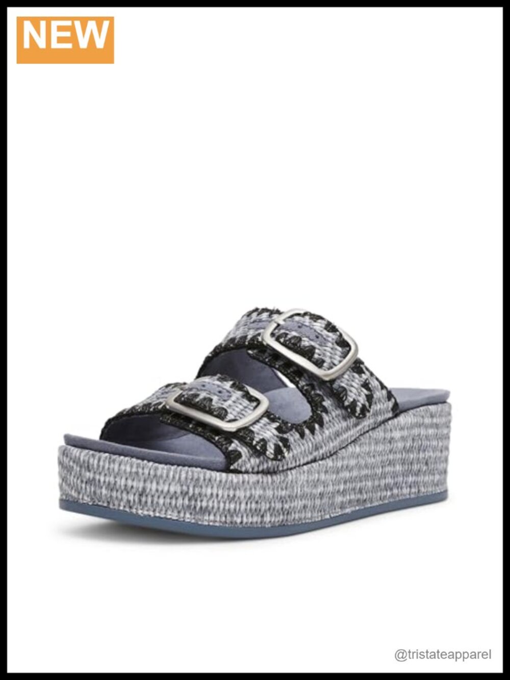 Anne Klein Vineyard Espadrille Heeled Sandals Raffia Block Heel